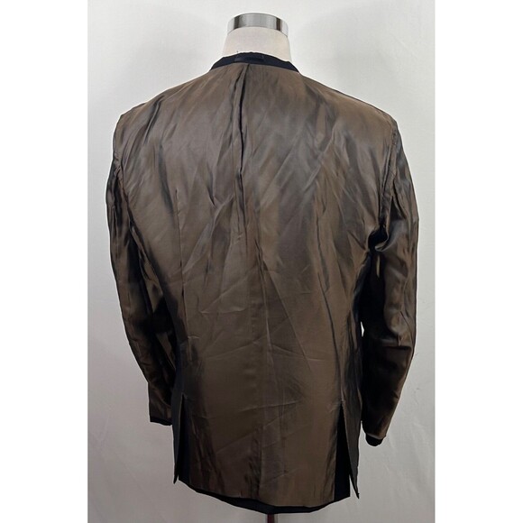 Combatant Gentlemen 46R Slim Fit Sport Coat Black Two Button Double Vented - Picture 8 of 8